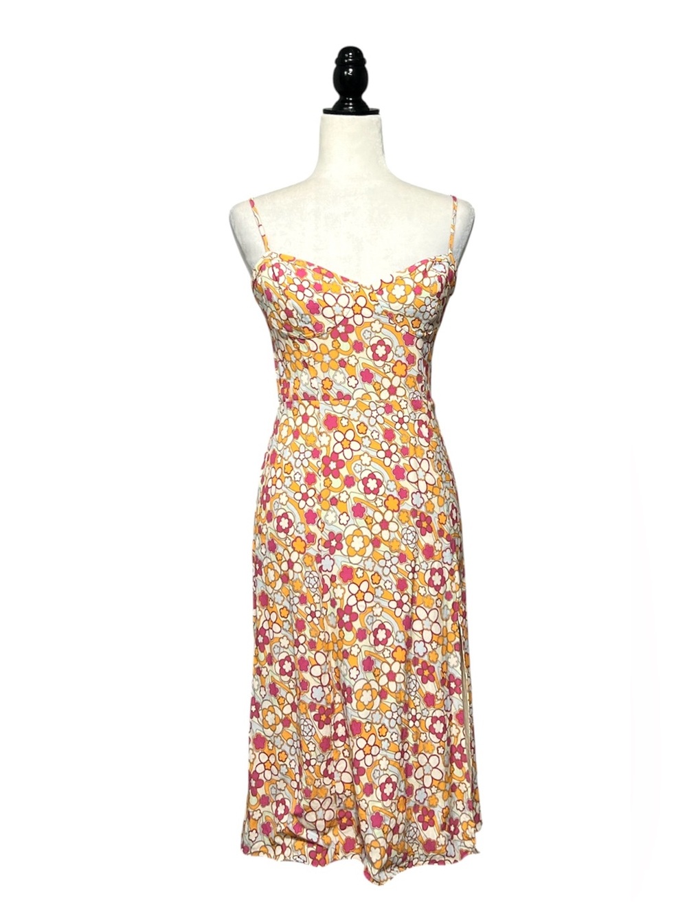 Aritzia SUNDEH Viola Floral Midi Dress with Slit - Picture 2 of 13